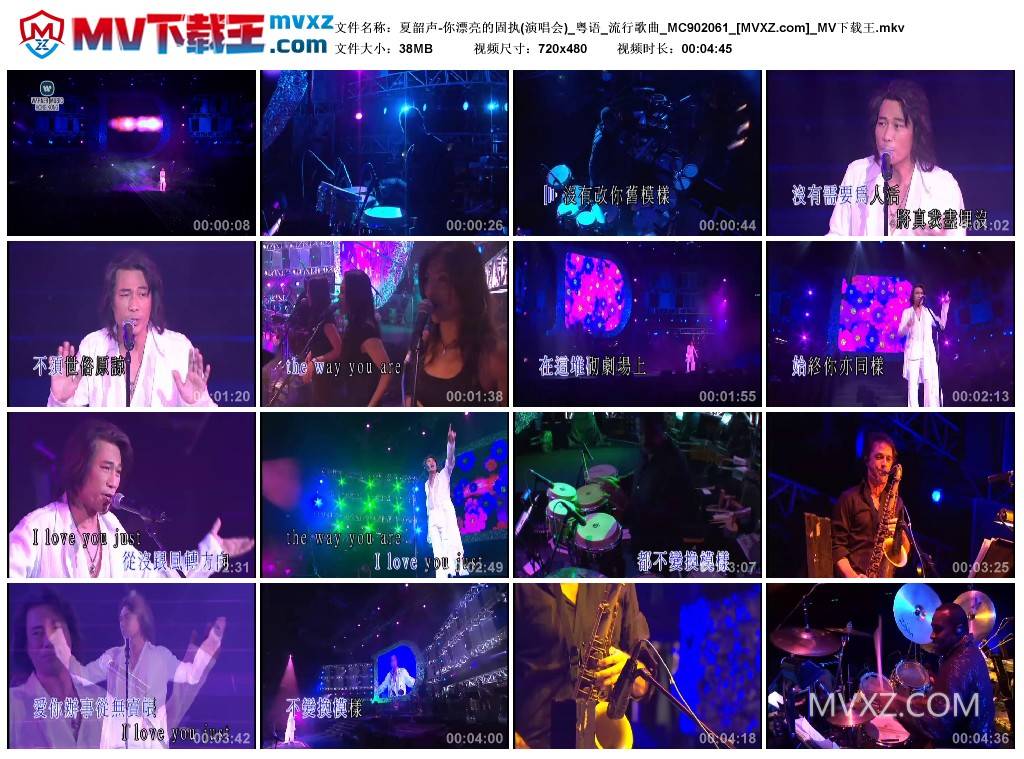 夏韶声-你漂亮的固执(演唱会)_粤语_流行歌曲_MC902061
